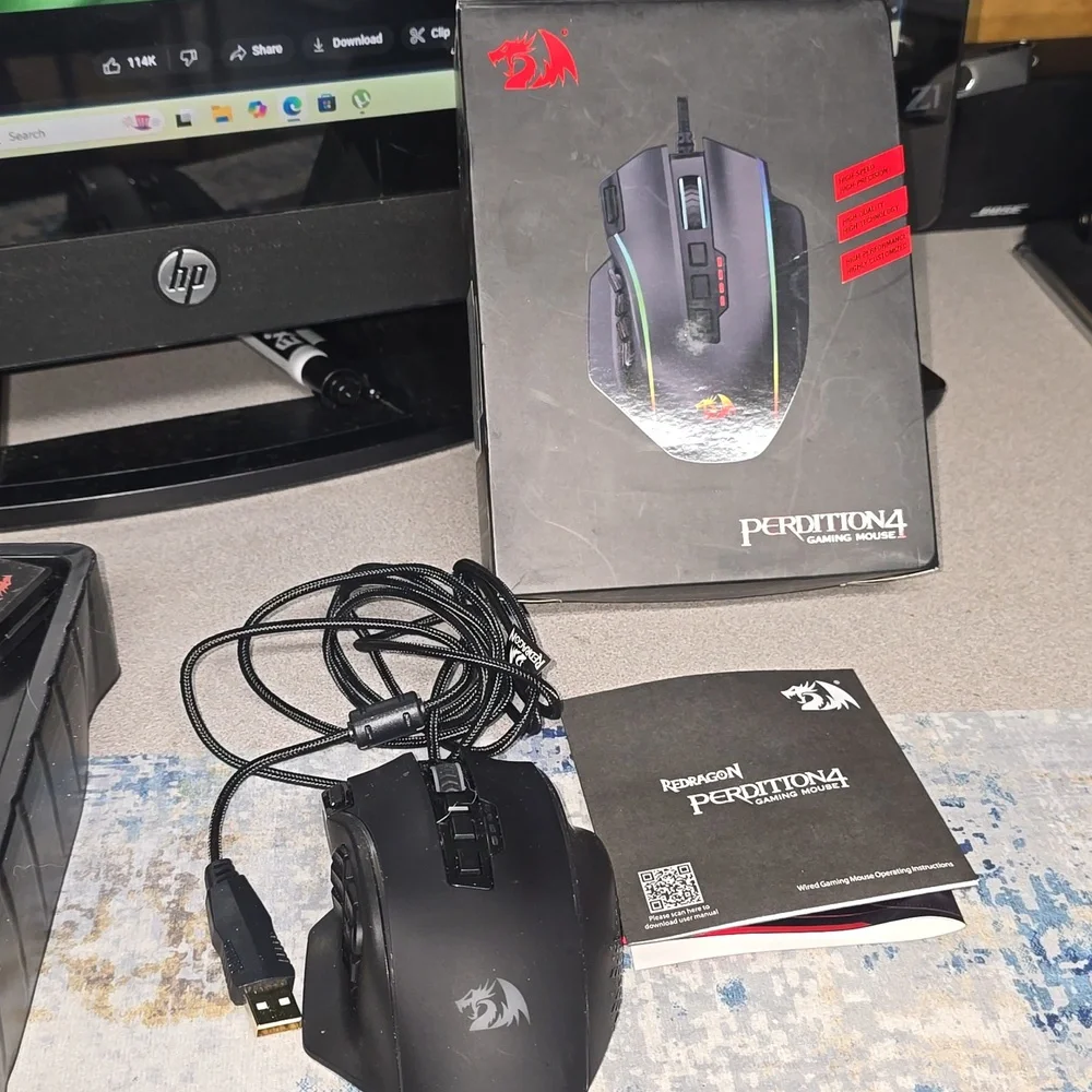 Redragon Gaming Mouse with RGB Lighting